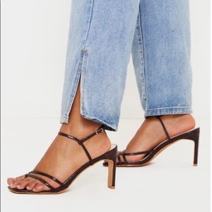 PLT Square Toe Heel Sandals